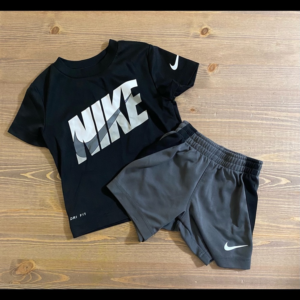 Nike shirt and shorts set. Size 2T.